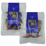 [바다가좋다] 녹차함유 조미 꼬마오징어 숏다리 60g+슬라이스 60g