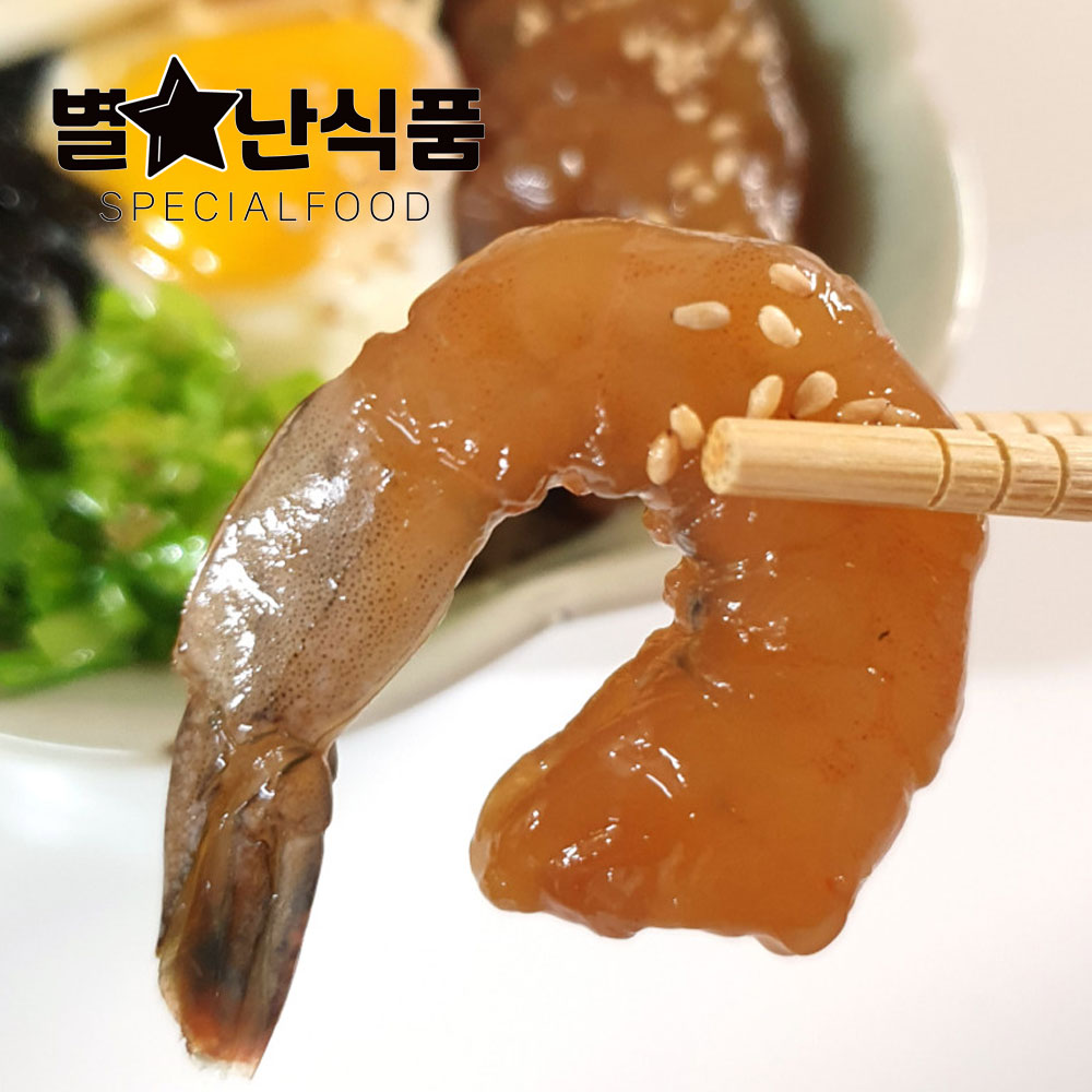 [별난식품] 바다품은 삼채 간장 깐새우장 500g_1