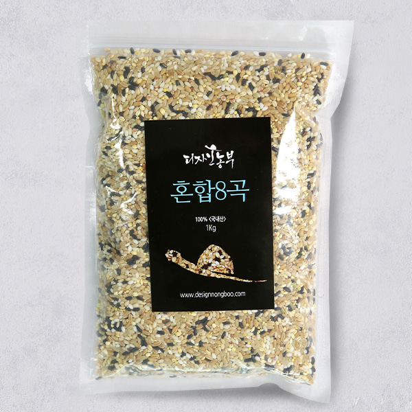 [정직한농부] 100%국내산 웰빙 혼합8곡 1kg