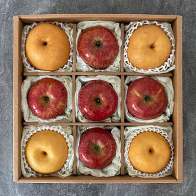 [추석특선] [오늘의과일] 사과/배 혼합과일 선물세트 (사과5개 + 배4개)_1