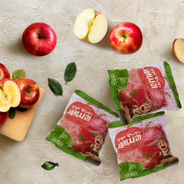 [에이플] 껍질째 먹는 안동 세척사과 3kg/15-18과