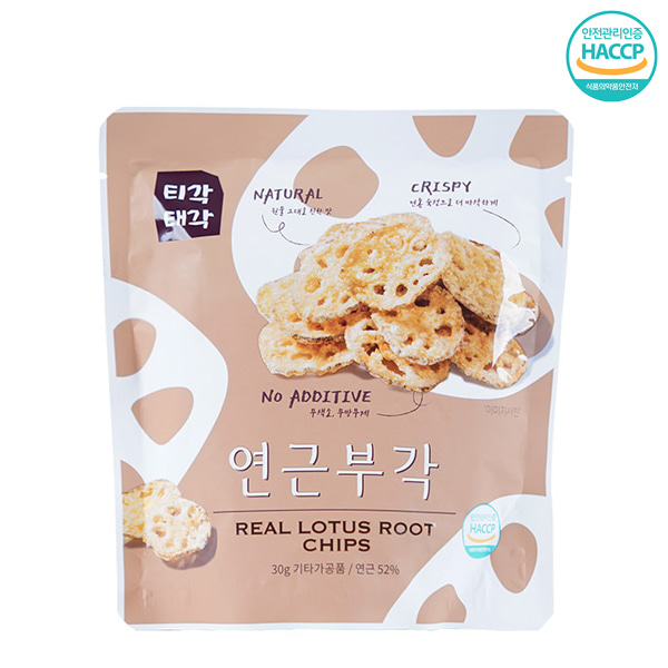 [맛다움] 속초명물 바삭바삭 연근 부각 30gx5개
