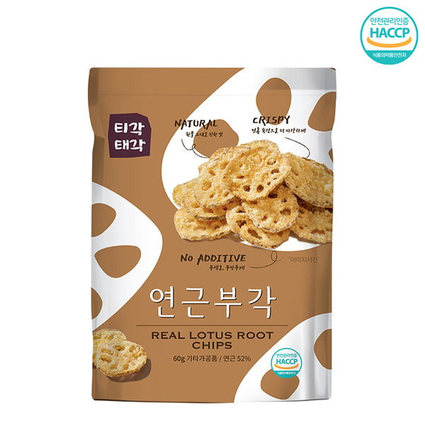 [맛다움] 속초명물 바삭바삭 연근 부각 60gx3개