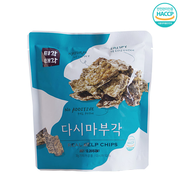 [맛다움] 속초명물 바삭바삭 다시마 부각 30gx5개