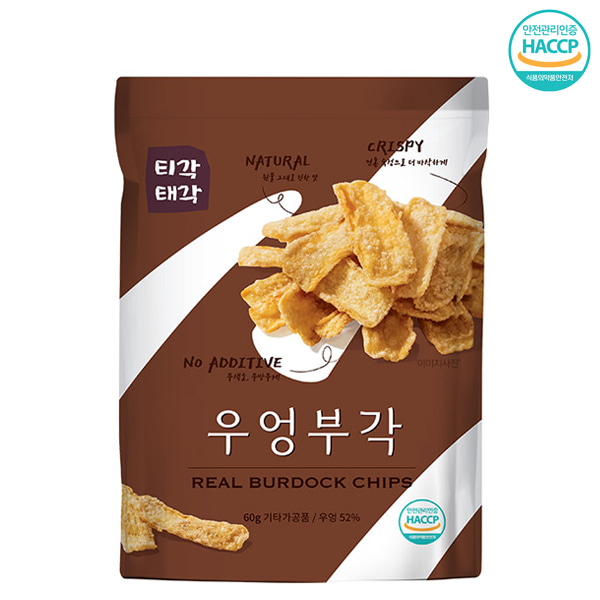 [맛다움] 속초명물 바삭바삭 우엉 부각 60gx3개