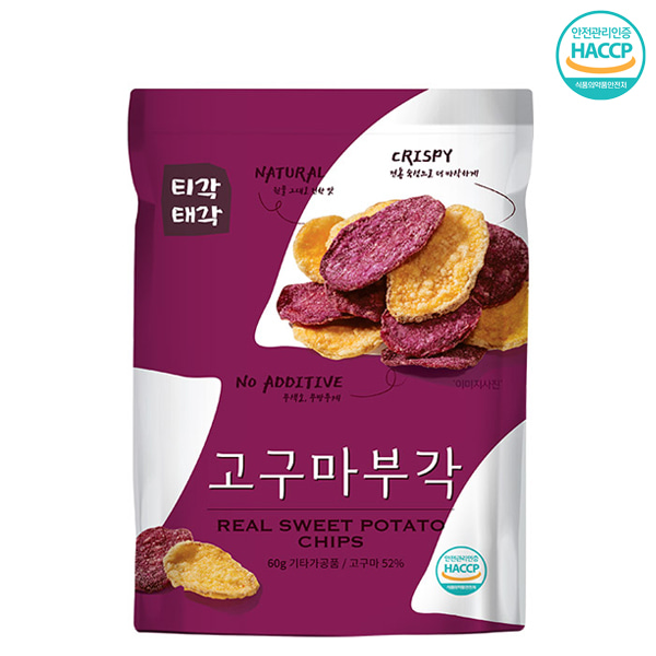 [맛다움] 속초명물 바삭바삭 고구마 부각 60gx3개