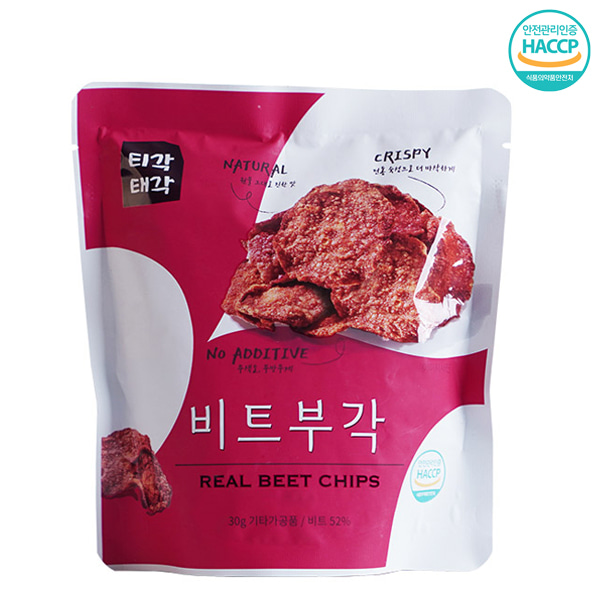 [맛다움] 속초명물 바삭바삭 비트 부각 30gx5개