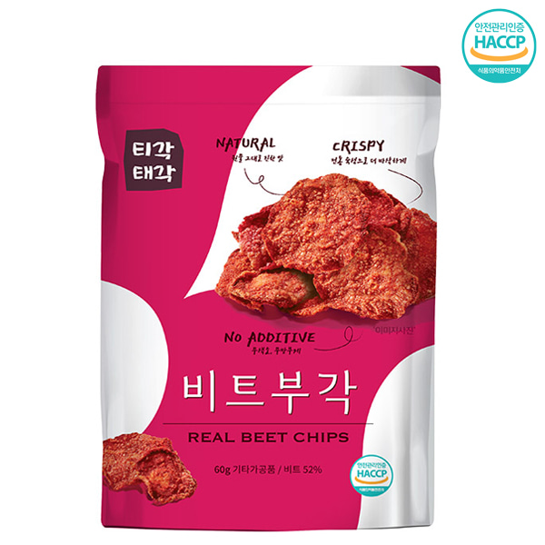 [맛다움] 속초명물 바삭바삭 비트 부각 60gx3개