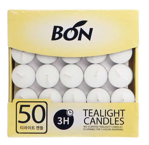 본 티라이트캔들(50개,3시간)