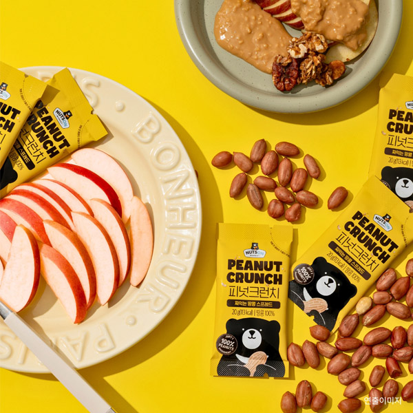 [허니어스] 무첨가 100% 땅콩쨈 20gx10포