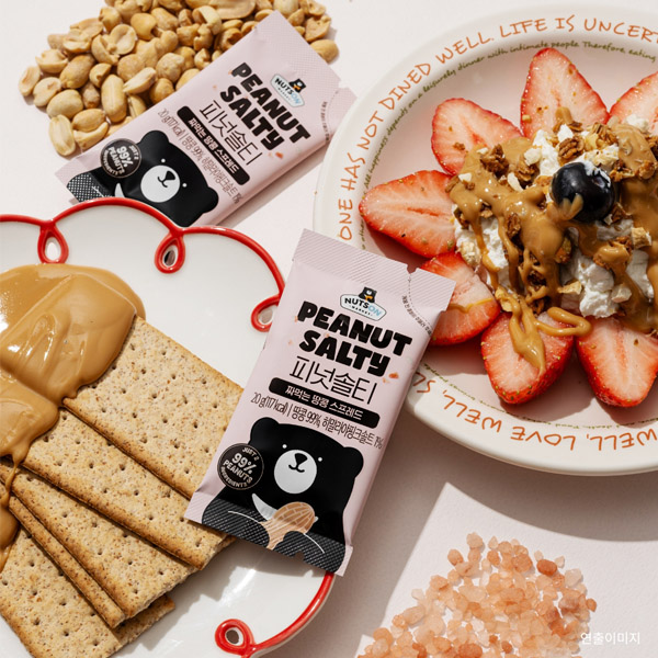 [허니어스] 무첨가 히말라야핑크 솔트 땅콩쨈 20gx10포