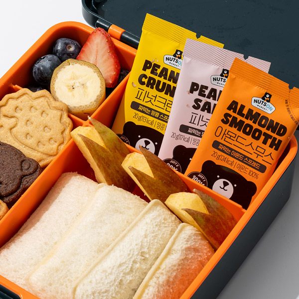 [허니어스] 무첨가 땅콩쨈+아몬드쨈+히말라야핑크 땅콩쨈/각10포