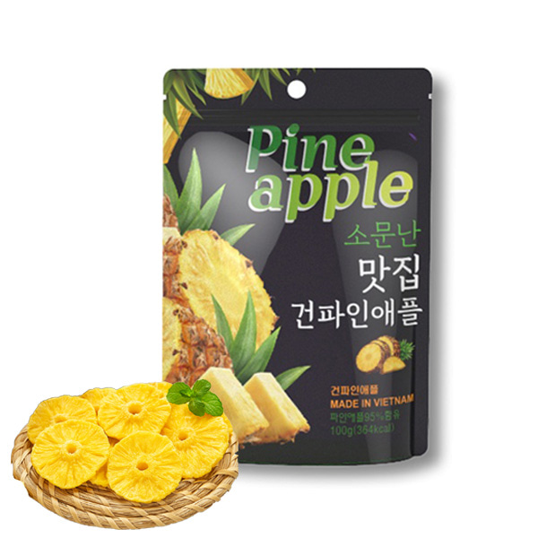 [후르츠마켓] 쫀득 달콤한 파인애플 말랭이 35gx5봉